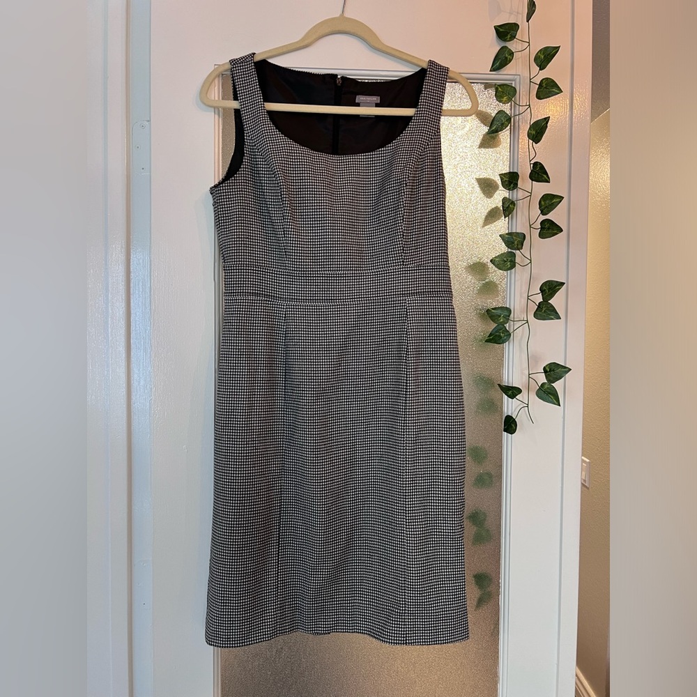 Ann Taylor Houndstooth Dress